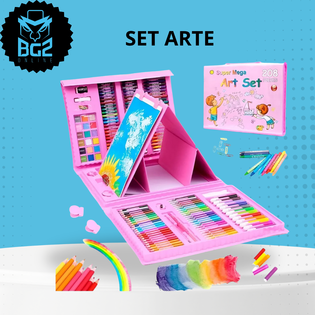 SET DE ARTE 208 PIEZAS